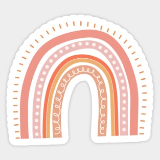 Pink Rainbow Sticker